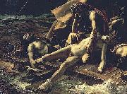 Theodore Gericault Detail from The Raft of the Medusa oil painting